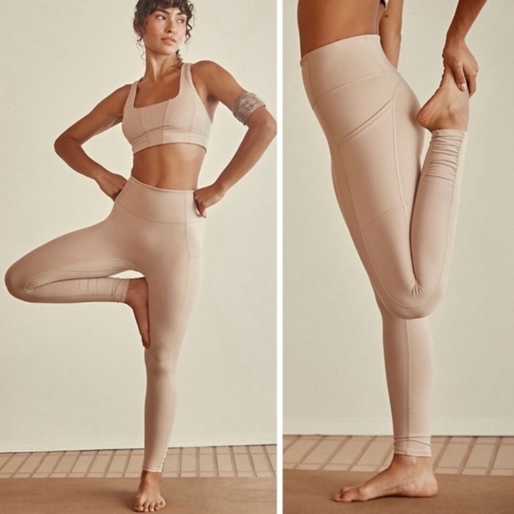 Free People Out of Your League Leggings In Clay - Picture 1 of 10